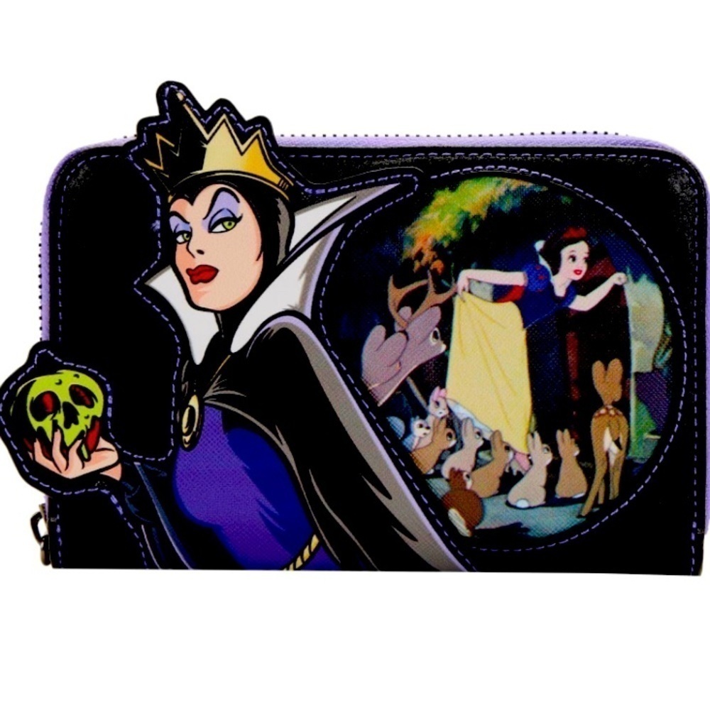 Loungefly x Disney Evil Queen Snow White Zip Around Wallet